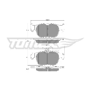 TOMEX Brakes TX6011