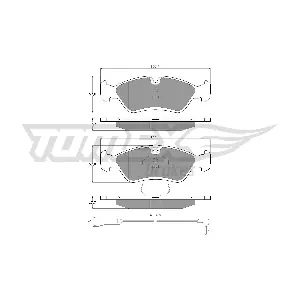 TOMEX Brakes TX 10-681
