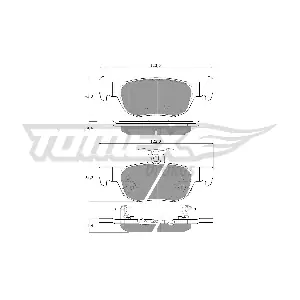 TOMEX Brakes TX 19-89