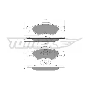 TOMEX Brakes TX 12-53