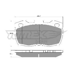 TOMEX Brakes TX 19-23
