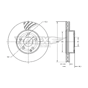 TOMEX Brakes TX 74-08