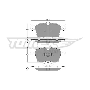 TOMEX Brakes TX 18-84