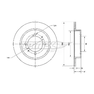 TOMEX Brakes TX 70-82