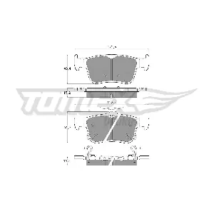 TOMEX Brakes TX 18-871