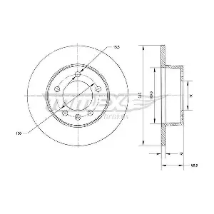 TOMEX Brakes TX 70-37