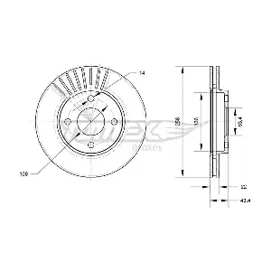 TOMEX Brakes TX 70-13