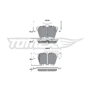 TOMEX Brakes TX 17-05