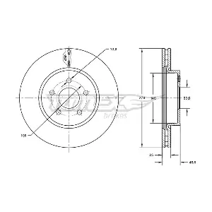 TOMEX Brakes TX 73-02