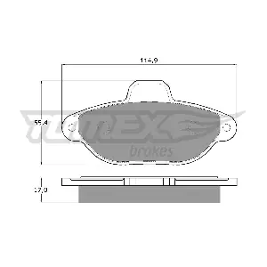 TOMEX Brakes TX 12-41