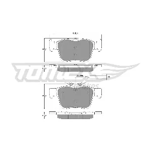 TOMEX Brakes TX18161
