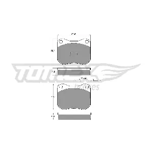 TOMEX Brakes TX 10-42