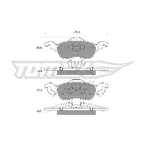 TOMEX Brakes TX 12-17