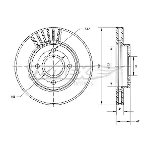 TOMEX Brakes TX 70-43