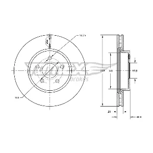 TOMEX Brakes TX 73-91