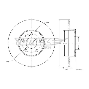 TOMEX Brakes TX 73-46