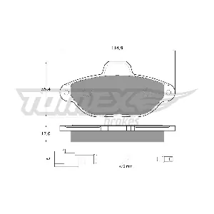 TOMEX Brakes TX 10-721