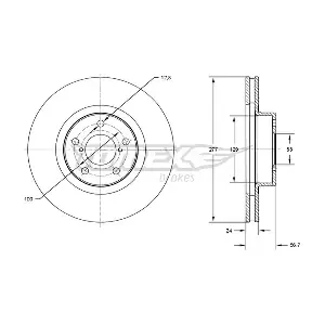 TOMEX Brakes TX 71-51
