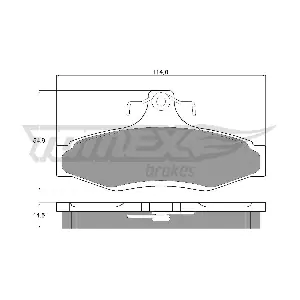 TOMEX Brakes TX 10-81