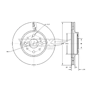 TOMEX Brakes TX 73-73