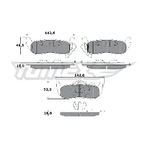 TOMEX Brakes TX 15-48