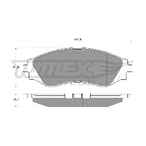TOMEX Brakes TX 10-74