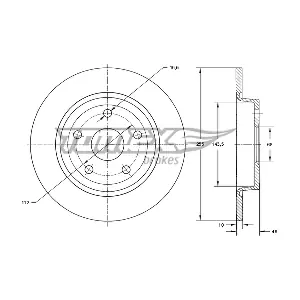 TX 74-12 TOMEX Brakes