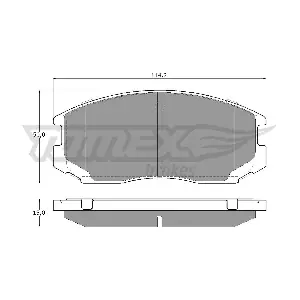 TOMEX Brakes TX 12-91