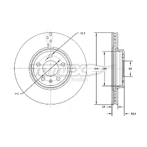 TOMEX Brakes TX 72-48