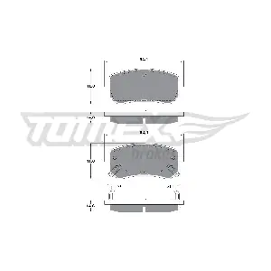 TOMEX Brakes TX1580