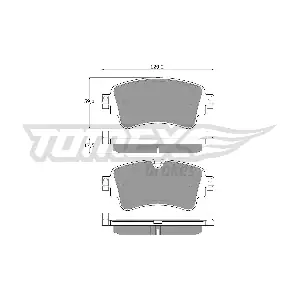 TOMEX Brakes TX1823