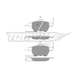 TOMEX Brakes TX 13-131