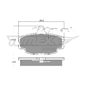 TOMEX Brakes TX 10-481