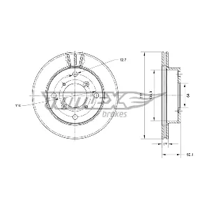 TX 70-59 TOMEX Brakes