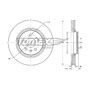 TOMEX Brakes TX 74-14