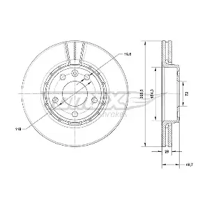 TX 70-27 TOMEX Brakes