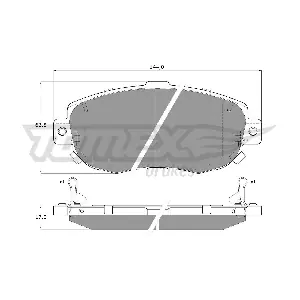 TOMEX Brakes TX 19-34