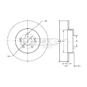 TX 73-05 TOMEX Brakes