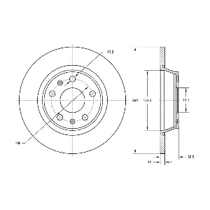 TOMEX Brakes TX 72-33
