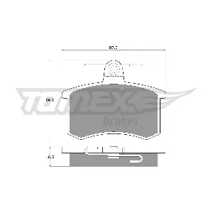 TOMEX Brakes TX 10-62