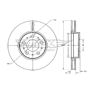 TOMEX Brakes TX 71-43