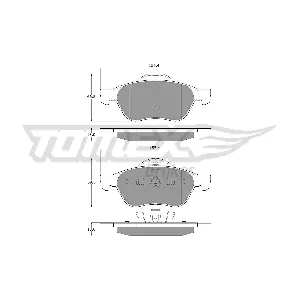 TOMEX Brakes TX 14-71
