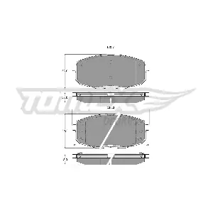 TOMEX Brakes TX14991