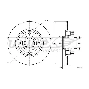 TOMEX Brakes TX 73-601