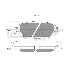 TOMEX Brakes TX 18-31