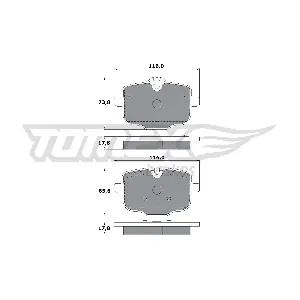 TOMEX Brakes TX1736