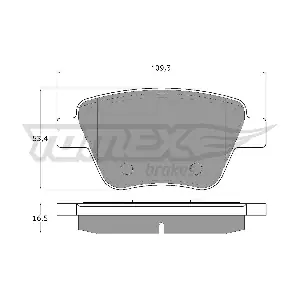 TOMEX Brakes TX 16-59