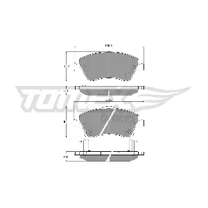 TOMEX Brakes TX1645