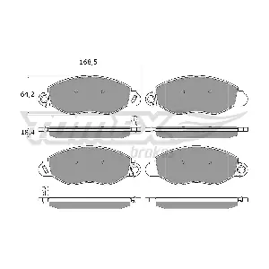 TOMEX Brakes TX 12-61