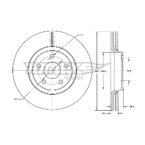 TOMEX Brakes TX 73-80